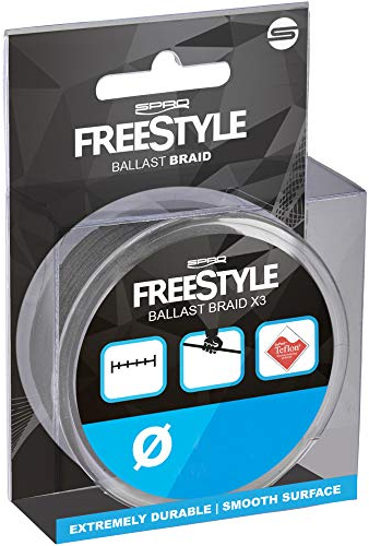 Spro Freestyle Ballast Braid - 125m geflochtene Angelschnur, Durchmesser/Tragkraft:0.08mm / 3.5kg