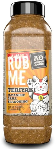 Angus & Oink | Teriyaki Japanese Grill Seasoning | Honey BBQ Rub | 1.2kg