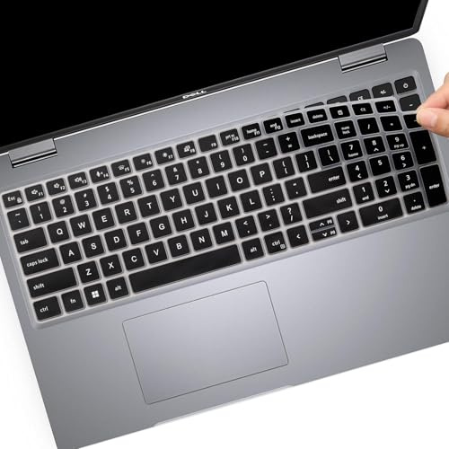 Tastaturabdeckung für Dell Latitude 3550 3540 5550 5540 5520 5521, Precision 3590 3591 3580 3581 3560 3570 3561 3571 15,6 Zoll Laptop, Dell Latitude 15,6 20 Zoll 25 bis 20 cm. Tastatur-Schutzfolie