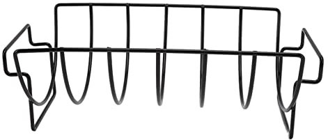 Tissting Spare Ribs Halter für Smoker, Antihaftbeschichtetes Hühnersteak Grillständer Barbecue Werkzeug Rinderrippchen Grill zum Grillen Barbecuing Räuchern