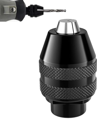 Okaywork 4486 Mandrino per Applicabile a per Dremel,mandrino sds,mandrino trapano mandrino per avvitatore mandrino a sgancio rapido per ricambio 1/32-1/8,mandrino a tre punte,accessori per trapano per