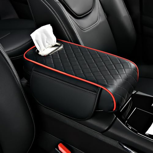 nelyouno Coussin Accoudoir Voiture, pour Ford Mustang Mach-E 2021 2022 2023 2024 2025 Housse SièGe D'Accoudoir Protection Voiture Accessoires intérieur,A