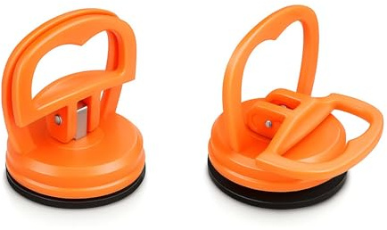 2 Pack Strong Suction Cups – 5.7cm Car Dent Puller 15KG Capacity Dent Remover Tool for Car Repair, Glass, Tiles, Windows, Furniture & Phone Stand