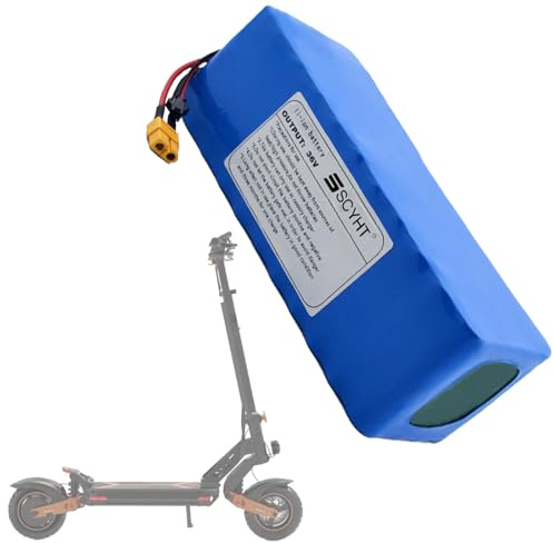 SSCYHT Batteria agli ioni di litio 36V 10Ah 7,2Ah 6Ah Batteria di ricambio 8Ah Batterie al litio 36V Batterie per scooter per motori da 200W a 400W con BMS,36v10ah sm+xt60
