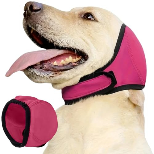 Hunde-Kopfbandage, elastisch, wasserdicht, verdickt, beruhigende Kapuze, für Winter, Bad, Spaziergang, Reisen, Tierarzt, Besuch, Outdoor, kaltes Wetter