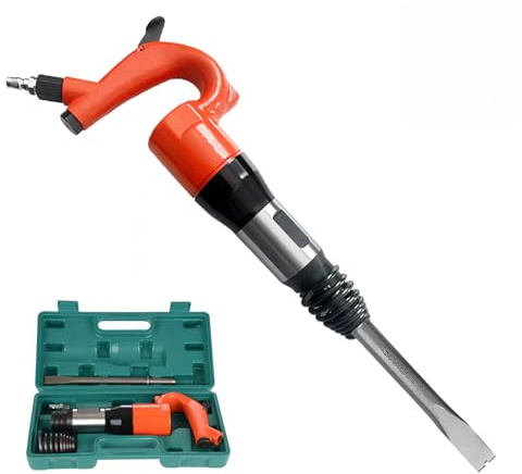 Martello pneumatico a scalpello, martello demolitore industriale ad aria compressa con 32 Hz/min, scalpello piatto pneumatico, demolitore per muri in cemento e mattoni per lavori