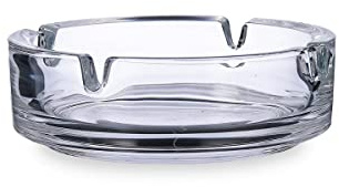 Arcoroc ARC 51257 Cologne Aschenbecher, Ascher, 8.5cm, Glas, transparent, 6 Stück