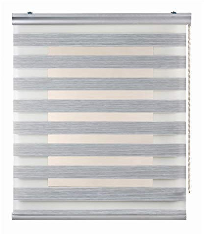 STORESDECO Premium Doppelrollo mit Bohren 250H x 100B cm für Fenster & Türen - Zuverlässiger Licht- & Sichtschutz - Kindersichere Rollos für Fenster mit Bohren & Einfacher Montage - Mit&Ohne Motor