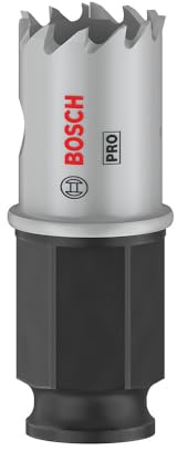 Bosch 1x PRO Sheet Metal Power Change Plus Hole Saw | for Stainless steel sheets, Steel sheets, Ø 19 mm, Professional Accessory Drill Driver