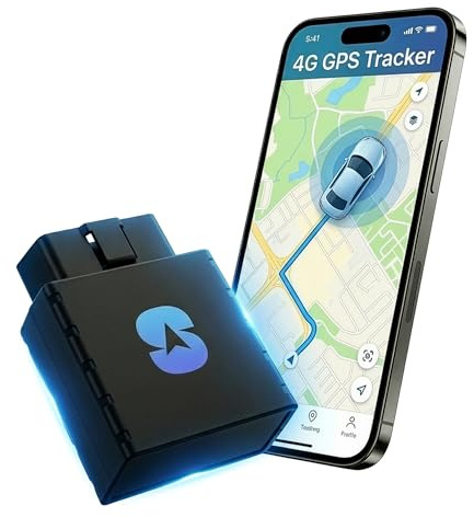 Spytec Pulse OBD GPS Tracker for Vehicles, Cars, Trucks | Anti-Theft Plug-in Car GPS Tracker | Fast 2 Second Updates, Ignition On/Off Alerts, Vehicle Movements | Fleet monitoring | Subscription needed