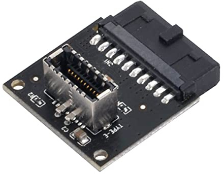 Cablecc USB 3.1 Front Panel Socket Type-E to USB 3.0 20Pin Header Male Extension Adapter for Motherboard