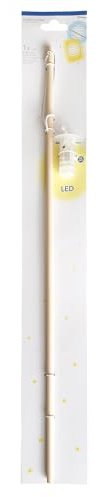 Amscan 9911648 - Laternenstab aus Holz mit LED, inklusive 3 x LR41 Batterien, Länge circa 50 cm, St. Martins Umzug, Laternenumzug