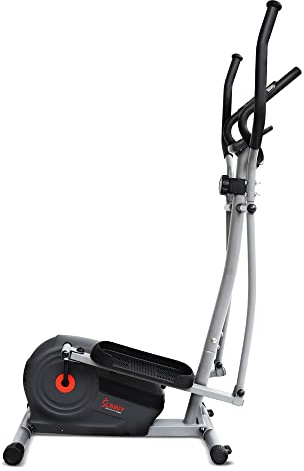 Sunny Health & Fitness Essentials Series Magnetic Smart Elliptical with Exclusive SunnyFit® App Enhanced Bluetooth Connectivity - SF-E322902