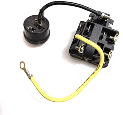 NUHFUFA QP2-15/D Avviatore frigorifero+protezione rotonda, compressore sovraccarico starter compatibile per accessori di ricambio frigorifero Haier