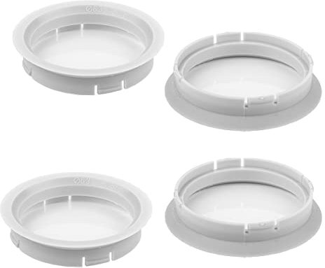 LST 4x Weiß Zentrierringe für Alufelgen Radnabe Ø 63,3 mm - Ø 56,1 mm