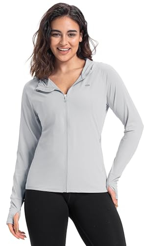 33,000ft Women's UPF50+ Hoodie Jacket Breathable Sun Protection Shirt