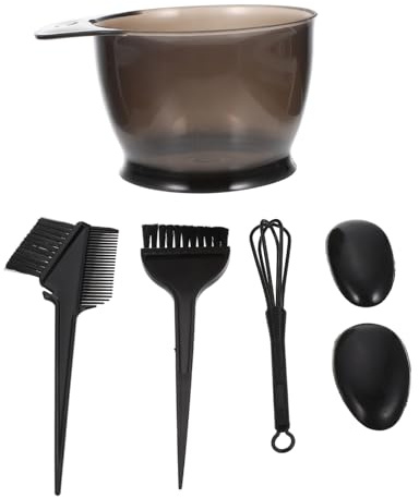 VINTORKY Kit de Tinte Cabello Cuenco para Mezclar y Pincel para Teñir Herramientas Cuidado del Cabello Casa