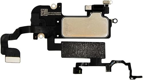Sensore di Prossimita Compatibile con iPhone 12 Pro Max | Modelli A2342, A2410, A2411, A2412 - Cavo flessibile con Altoparlante, Auricolare Microfono e Sensore Luce Ambientale