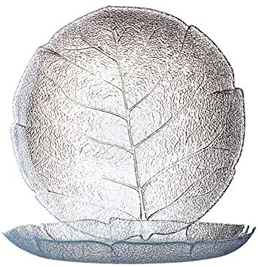 Luminarc ARC 10241 Aspen Teller flach, 24cm, Glas, transparent, 6 Stück
