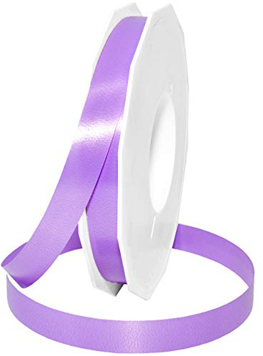 PRÄSENT C.E. PATTBERG Geschenkband Flieder, 91 Meter Ringelband 15 mm zum Basteln, Dekorieren & Verpacken von Geschenken zu jedem Anlass