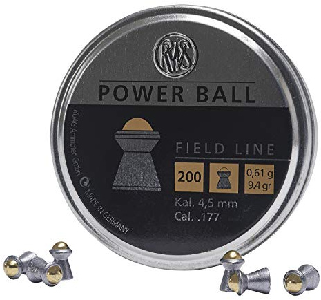 Rheinisch-Westfälische 2317414 RWS Power Ball 2317414 Air Gun Ammo .177