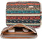 kayond Red Bohemia Water-resistant 15 inch Canvas laptop sleeve for 15.6 inch laptop, macbook air/pro 15.4, MacBook pro 16 (15-15.6 Inch, Red Bohemia)