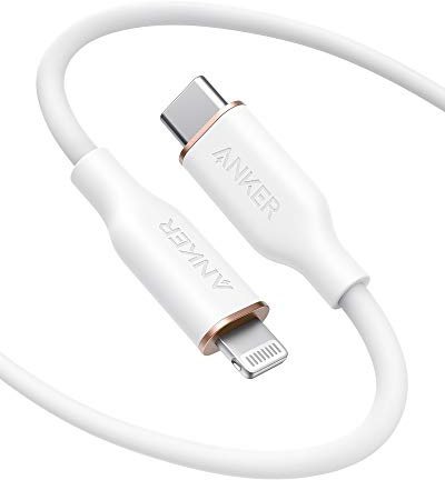 Anker PowerLine III Flow USB C Lightning Kabel Silikagel MFi [1,8m] | Kompatibel mit iPhone 11/12/13/14 Serie und AirPods Pro