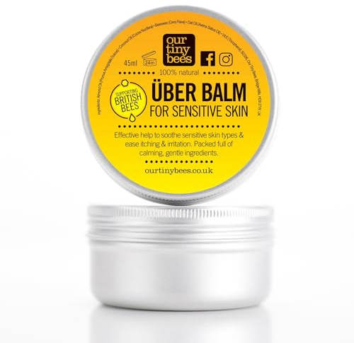 Über Balm | Skin Rescue Balm, Natural Eczema & Psoriasis Treatment Suitable for All Ages, Handmade in UK, 45ml – 100% Natural Moisturiser