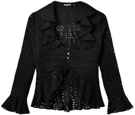 BLUSA LORNA CON VOLANT | group: DESIGUAL-23SWTKBY-93002 | taglia: M