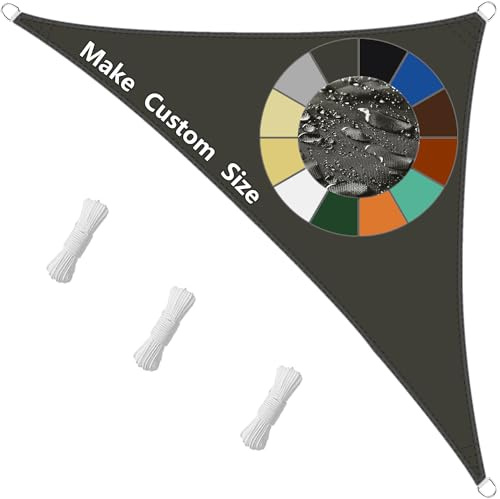 Sichtschutz Parasol 4x4x5,7M, protection contre le vent diffuseur d'ombre, pare-soleil respirant, avec cordes de fixation parfait pour une utilisation en extérieur - Gris foncé