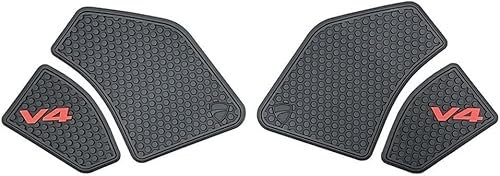 Almohadilla para Tanque De Motocicleta Calcomanía De Almohadilla De Tanque De Motocicleta para D&UCATI Panigale V4 S 3D Gel Tanque De Combustible Lateral Fish Bone Apliques Kit Pegatina (Color : 2)
