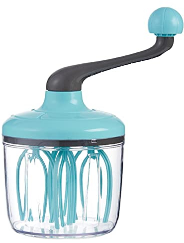 KOLUZ Whipped Cream Dispenser, Manual Cream Mixer, Cream Whippers, Hand Crank Cake Cream Dispenser, Butterchurn, Kitchen Cooking Tool,A