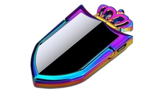 HESTAY Nuovo Accendino USB, Accendino Porta Telefono Magnetico, Accendino in Metallo Antivento Stile, Piccolo Accendino Portatile, Regalo for Uomini e Donne (Color : A)