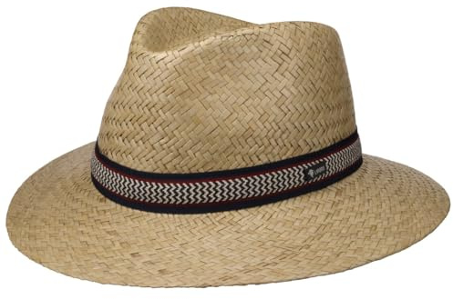 Lipodo Landea Stråhatt Damer - strandhatt solhatt trädgårdshatt Sommar Vår-sommar - L (58-59 cm) natur