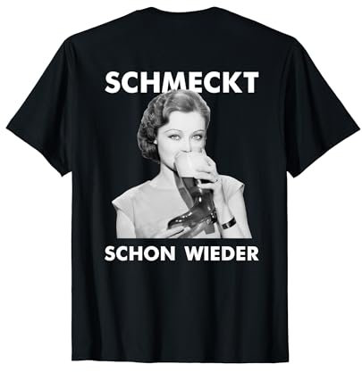 SCHMECKT SCHON WIEDER X Bierstiefel Retro Bier - BACKPRINT T-Shirt
