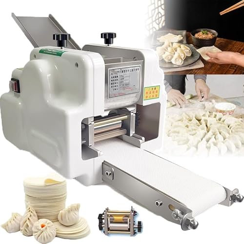 Macchina per Ravioli Automatici Commerciali 8Cm per Ravioli, Macchina per Ravioli E Wonton +Macchina per Pasta Elettrica 3Mm, Strumento per La Lavorazione Dell'impasto per Ravioli,A-1-mold