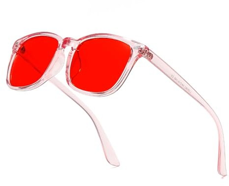 Suertree Blaulichtfilter Brille Rotlichtbrille TR90 Gaming Brille Brillengestell Damen Herren Rote Gläser Blaulicht-blockierende Schutz für Bildschirme, Fernseher, Tortoise