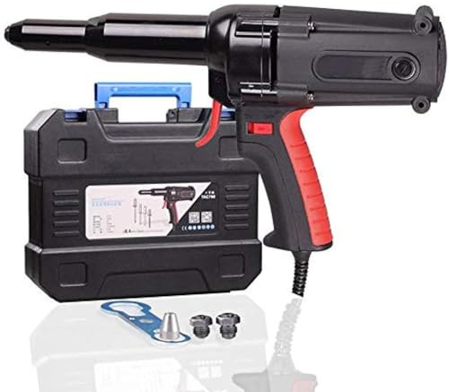 Remache eléctrico sin escobillas, remachadora automática de 600 W 4.0 6.4 mm, extractor de ahorro de mano de obra con adaptador de pistola de remache para taladro eléctrico