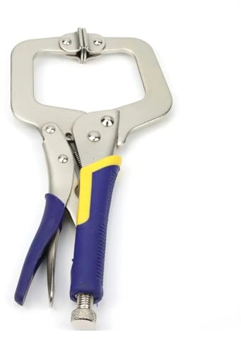 UZAMIRLEX Pinze di bloccaggio a C, Pinza di bloccaggio for Saldatura con Morsetto a C Regolabile, Supporto for Saldatura Rapida, utensile Manuale, Diverse Misure: 6, 9, 11, 14, 18 Pollici(18inch)