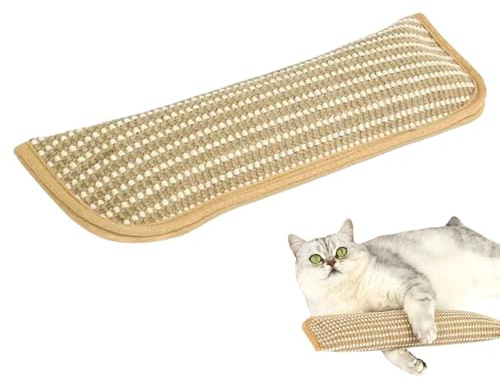 Jouet pour Chat avec à Chat – Coussin de lit pour Chat, griffoir en sisal pour Les Soins dentaires des Chatons