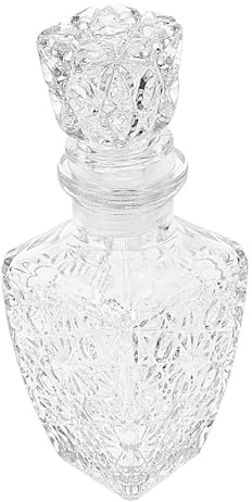 Gadpiparty Bottiglia Decanter Liquore in Vetro Trasparente per Whiskey e Vino Design Creativo Quadrato Elegante e Resistente per Aromatizzare e Conservare Alcolici