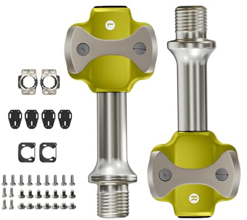 ULIJTH Leichte Aluminium-Legierungen, Rennrad, Klickpedale, Auto, Fahrrad, Fahrradpedale, Teil, leichtes Auto-Pedal