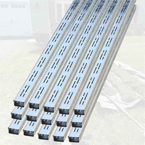 Kit de drainage, grille linéaire fine, solution de drainage extérieur facile à installer pour cour, garage, allée et salle de bain