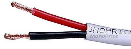 Monoprice 103844 250 ft 12 AWG CL2 Nominal 2-Conductor de Cobre Libre de oxígeno Cable de Altavoz Cable