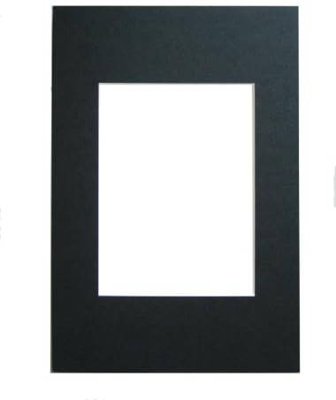 walther design Passepartouts schwarz für Rahmenformat: 50 x 70 cm, Bildformat: 40 x 60 cm Passepartouts PA071B