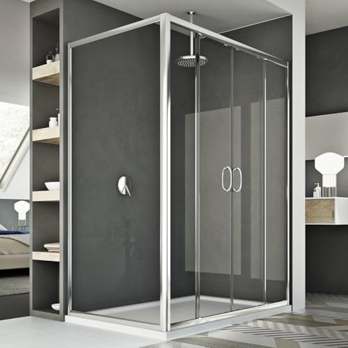 Box Doccia 70x160 CM H185 trasparente mod. Replay Duo 2 Ante