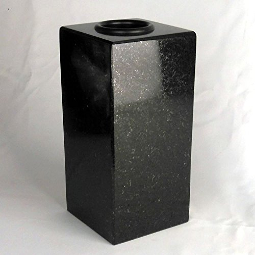 Designgrab SS1 Vase funéraire design en granit suédois, Noir
