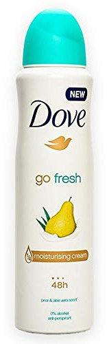 Dove Lot de 3 déodorants en spray pour femme - Go Fresh Poire & Aloe Vera - Anti-transpirant - Lot de 3 (3 x 150 ml)