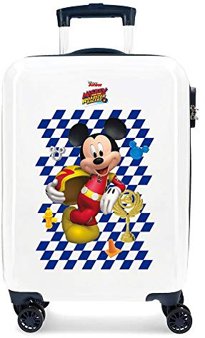 Disney, handbagage vit vit, 55 centimeter
