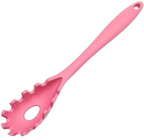 Chef Craft 13741 Premium Silicone Spaghetti-/Pasta-Gabel, Silikon, Rose